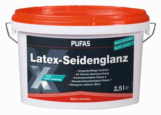 Pufas Seidenglanz-Latexfarbe 212/48 2,5 L pro Palette 110St. - Detail 1