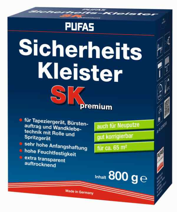 Pufas Sicherheits-Kleister SK 800g pro Palette 350St. - Detail 1