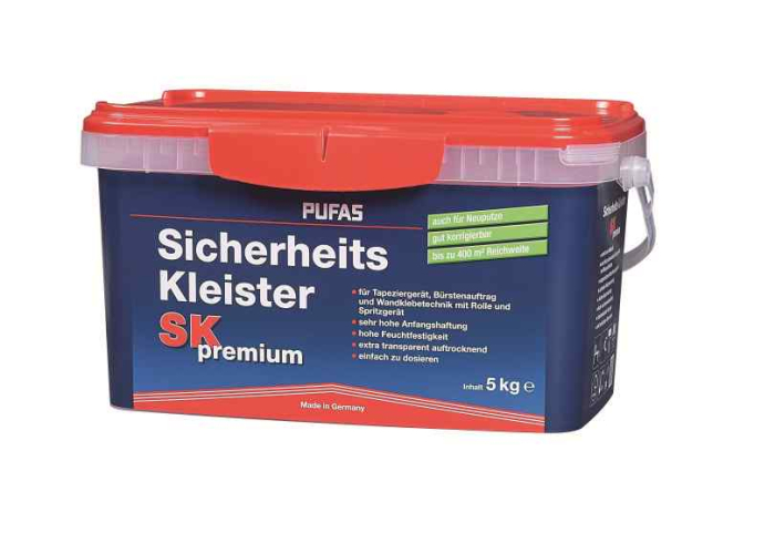 Pufas Sicherheits-Kleister SK premium 5kg pro Palette 40St. - Detail 1