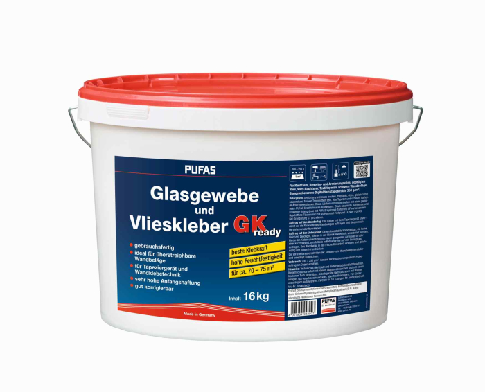 PUFAS Glasgewebe und Vlieskleber GK ready 16kg pro Palette 24St. - Detail 1