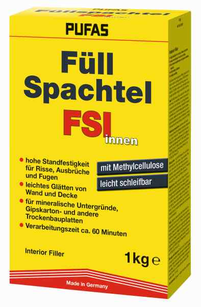 Pufas Füllspachtel FSI 1,0kg pro Palette 500St. - Detail 1