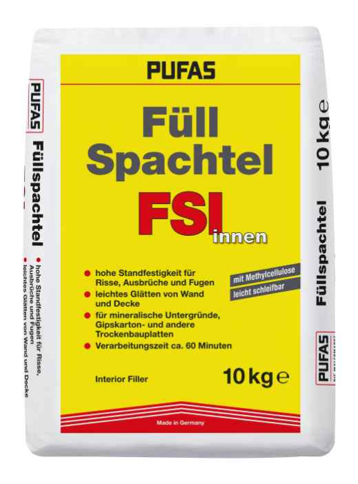 Pufas Füllspachtel 1 10 kg pro Palette 80St. - Detail 1