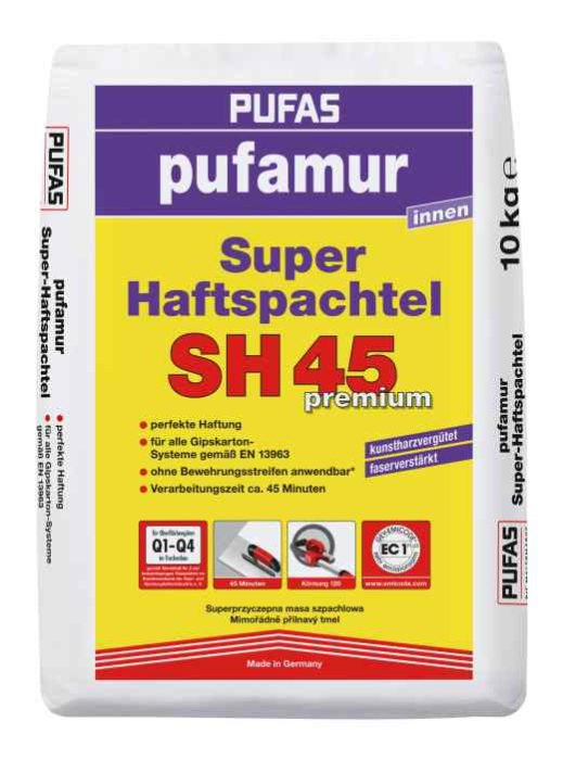 Pufamur SH 45 Super-Haftspachtel 10 kg pro Palette 80St. - Detail 1