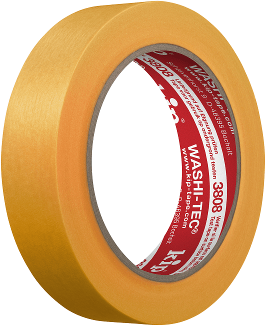 3808 WASHI-TEC® PREMIUM - orange Goldkrepp® #Kip - Detail 1