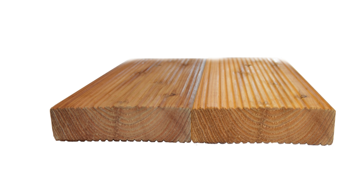 Riffeldiele nordam. Douglasie 45x143mm - 5,18m Flex-Profil 2-seit. fein, VEH Top - Detail 1