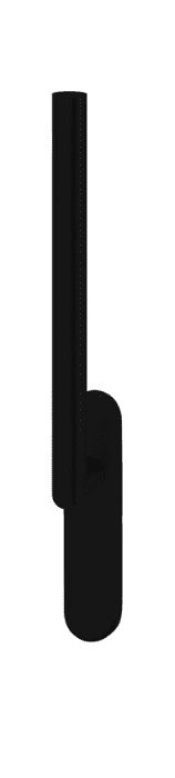 Hebeschiebetürgriff Soft Touch schwarz 203XXL-10  - Detail 1
