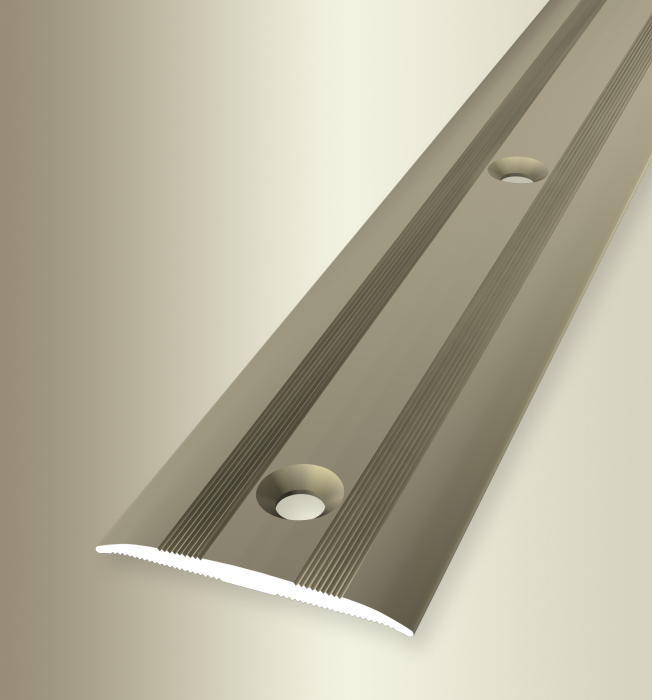 Küberit Übergangsschiene gebohrt 36x2,5mm Typ 440 Alu-sand 270cm# 3 12 40 09 5 - Detail 1