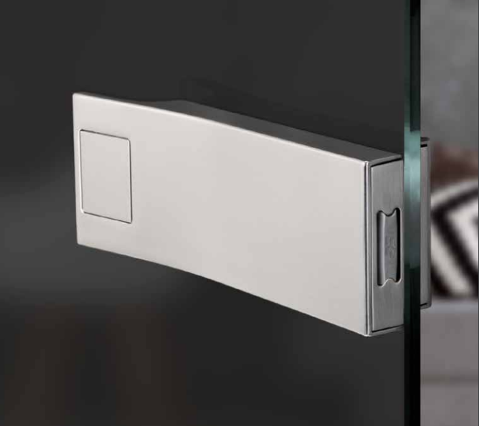 POLLMEIER Smart Entrance Set Aleo UV für für Glastüren 8mm mit Studio-Schlossbohrung - Detail 1
