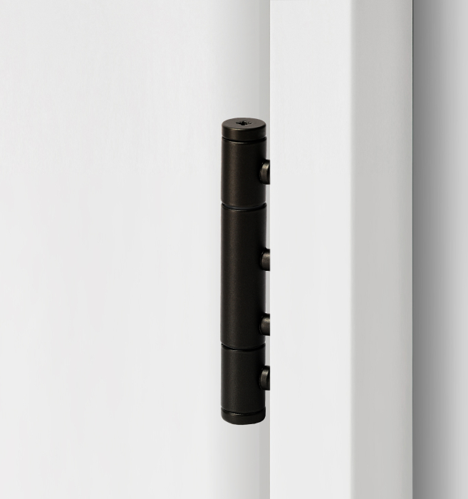 SIMONS Band 3-tlg. V4426 WF Graphitschwarz (1 Flügelteil/1 Rahmenteil), für gefälzte Türen - Detail 1