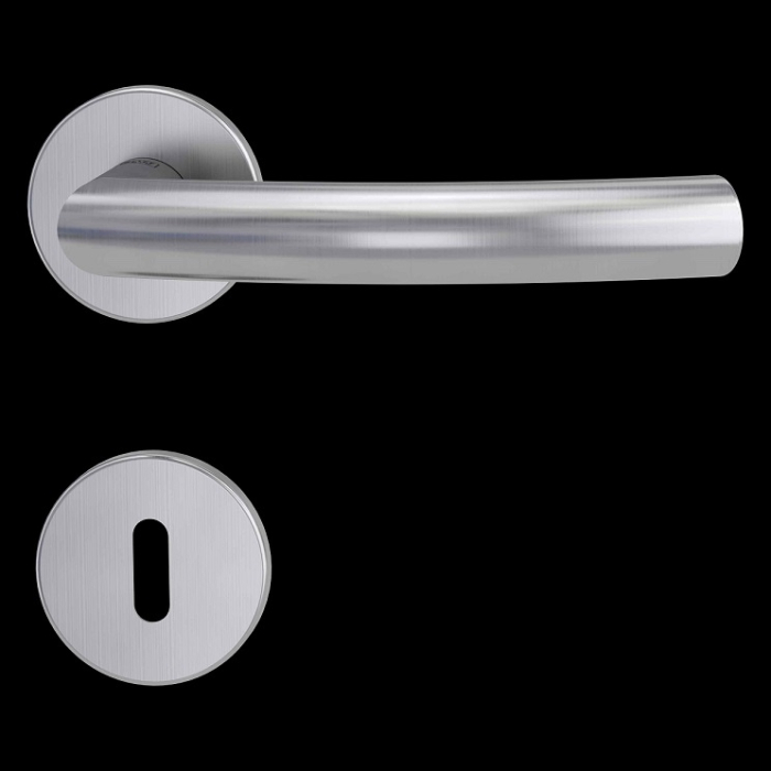 GRIFFWERK Rosettengrt. VAYA 254 Viva BB Edelstahl matt, 8mm, TD 38-50mm, Rosette rund - Detail 1