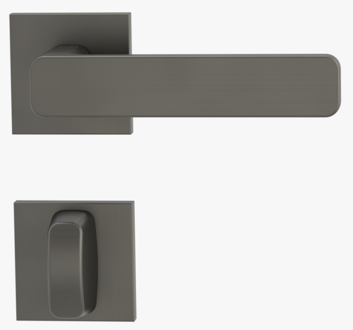 GRIFFWERK Rosettengrt. Minimal Modern WC Kaschmirgrau, 8/8mm, TD 38-50mm, Rosette eckig - Detail 1