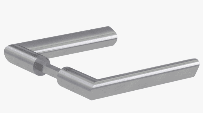 GRIFFWERK Griffpaar VAYA 137 TRI Edelstahl matt,  8mm, für Glastürbeschlag, - Detail 1