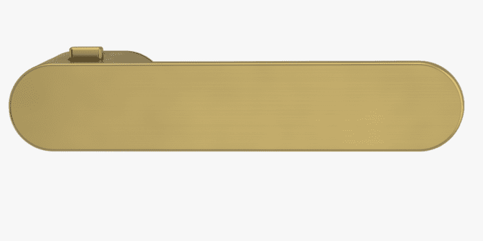 GRIFFWERK Türgriffgarnitur Avus ONE OS RE Gold matt, smart2lock, 8mm, TD 38-45mm, - Detail 1