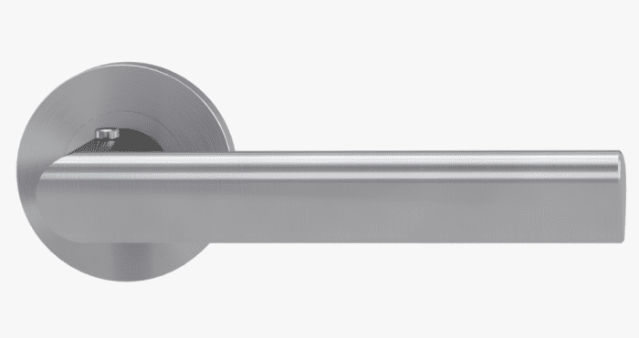 GRIFFWERK Rosettengarnitur TRI 134 RE smart2lock 2.0, Edelstahl matt, 8 mm, Griffpaar - Detail 1