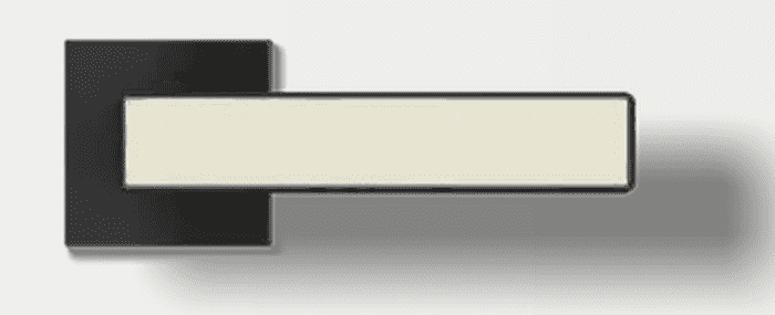 PRÜM Drückerset Quattra Inlay OS Graphitschwarz/Inlay G-TEC® Livesimple - Detail 1