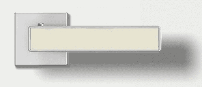 PRÜM Drückerset Quattra Inlay OS smart2lock LI Edelstahl matt/Inlay G-TEC® Livesimple - Detail 1