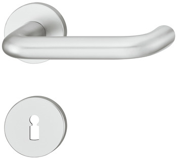 Rosettengarnitur FSB 721070 U-Form Aluminium F1 BB AGL3-Technik, 8 mm, Türdicke 39-48 mm, - Detail 1
