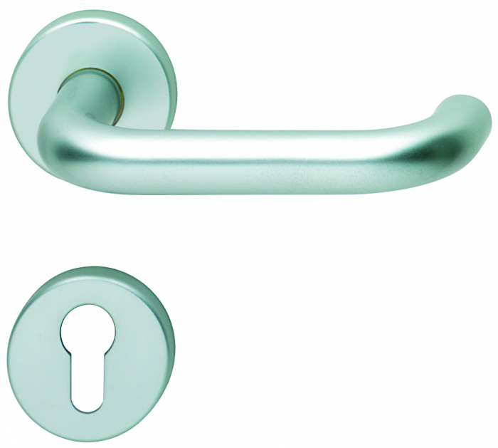 HOPPE FS-Rosettengrt. Paris Aluminium F1 PZ FS-138/42H/42HS SERTOS, 9 mm, Türd. 40-65 mm, - Detail 1