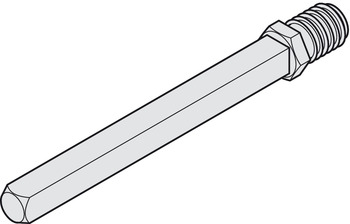Wechselstift 8 mm M12 für Türdicke 53-72 mm Rosetten-Grt. Edelstahl PDH4 … (ohne PDH4103) - Detail 1