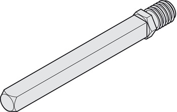 FS-Wechselstift 9 mm M12 für Türdicke 53-72 mm FS-Rosetten-Grt. Edelstahl PDH4 … (ohne PDH4103) - Detail 1