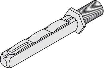 HOPPE FS-Wechselstift 9x100 mm f. Türd. 70-75 mm für SERTOS FS-Rosetten-WSG - Detail 1