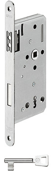 BB-Magnet-Einsteckschloss 116 ½ Dorn 55 mm 8/72 mm Stulp 20 x 235 mm Edelstahl, LI/RE-verwendbar - Detail 1