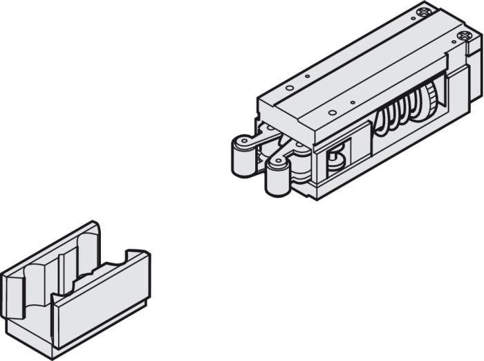 DORMA Feststelleinheit für Gleitschiene TS 93 B GSR/TS 98 XEA GSR/TS 98 XEA GSR/BG - Detail 1