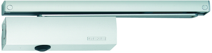 GEZE Obentürschließer TS 5000 ECline EN 3-5 silberfarbig, mit Gleitschiene - Detail 1