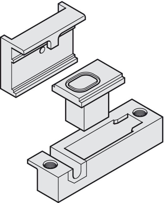 GEZE Öffnungsbegrenzer für Gleitschiene TS 5000 R/TS 5000 ISM - Detail 1
