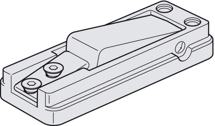 ASSA ABLOY Feststelleinheit für Gleitschiene DC 500/DC 700 - Detail 1