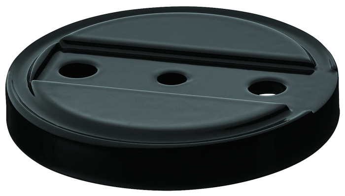 FSB Fußplatte für Bodentürpuffer 38 3884 10 Ø 70 mm, schwarz, Höhe 11 mm - Detail 1