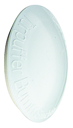 Wandtürpuffer Ø 40 mm Kunststoff weiß Höhe 9,5 mm, selbstklebend - Detail 1