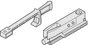 Stoßdämpfer Slido D-Line 11 mit Rückhaltefeder für Türen bis max. 80 kg - Detail 1