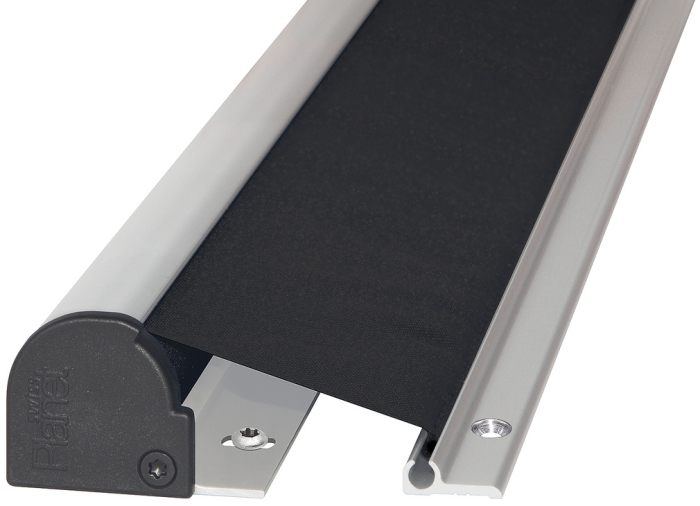PLANET Fingerschutzrollo FSR 5000 Basic Aluminium silberfarbig/Abdeckung schwarz - Detail 1