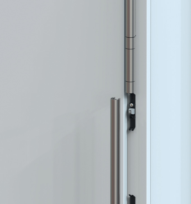 ATHMER Schutzprofil Bandseite 2-teilig BU-K+ Aluminium silberfarbig/Bandrolle Ø 22 mm - Detail 1