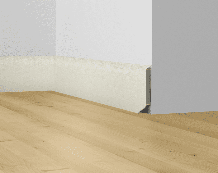 S60 1145 weiß Kernsockelleiste Alt weißgrau # Döllken # - Detail 1