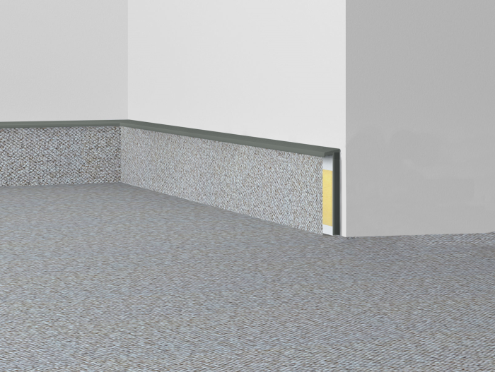 TS60 1184 / 1147 Grau Teppichkernsockelleiste # Döllken # - Detail 1