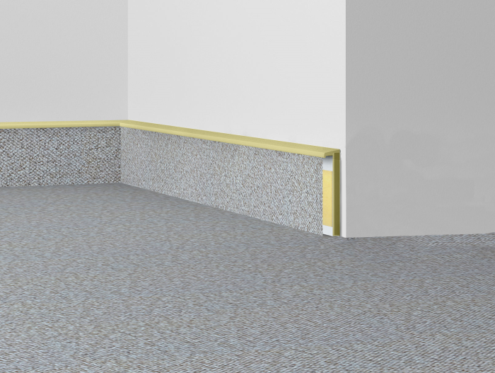 TS60 4254 / 1014 Hellbeige Teppichkernsockelleiste # Döllken # - Detail 1