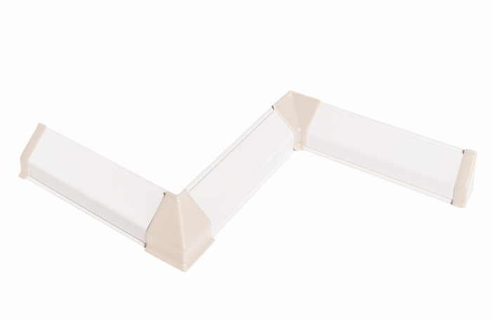 Wandanschlußsystem Kaindl Zubehörset beige KNL - Detail 1