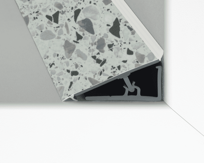 S68048 FG WAP Abruzzo colore 31x16mm 4200mm RAUWALON perfect-line - DL: grau - Detail 1