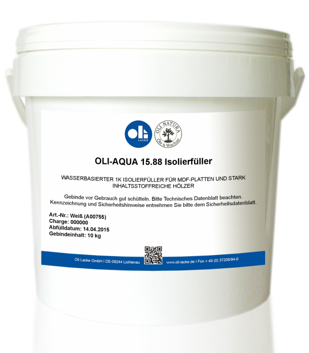 Oli-Aqua 1K Isolierfüller 15.88 weiß 2,5 kg für MDF-Platten - Detail 1