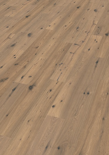 CasaNova LHD Eiche markant rustikal gebürstet geräuchert weiß geölt, 1900x189x14/3mm-4V, - Detail 1