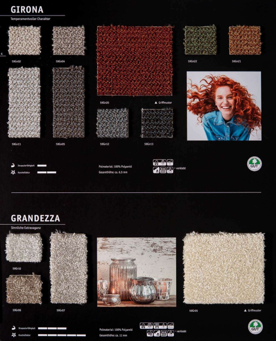 Textil-Belag Spektrum 2026 Grandezza CR 400+500cm Breite - Detail 1