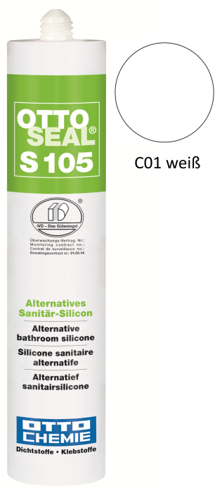 Silikon S105 Standard C01 weiß 310ml - Detail 1