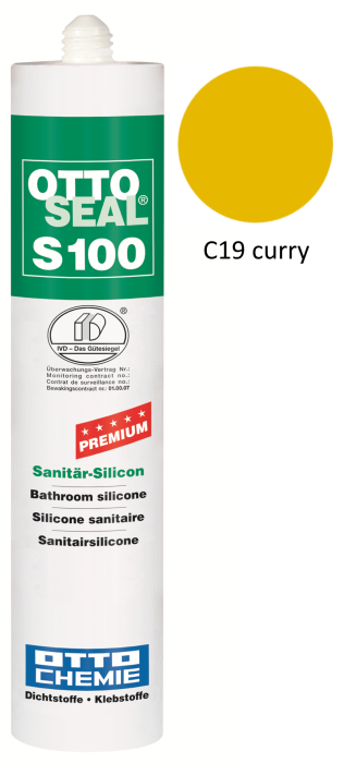 Silikon S100 farbig C19 curry 300ml - Detail 1