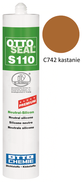 Silikon S110 premium C742 Kastanie 310ml - Detail 1