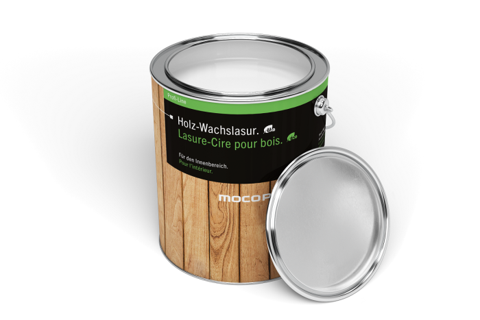 Wachslasur W-2393 Intens Weiß transp. Wachslasur Innen 2,5L - Detail 1