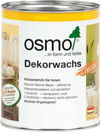 Osmo-Dekorwachs farblos 3101 0,75 ltr UN-Nr.1263 Farbe Kl.3, III - Detail 1