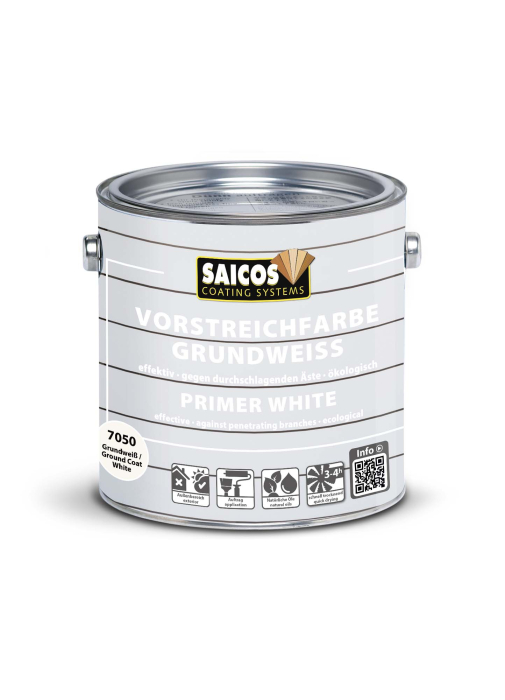 Saicos Vorstreichfarbe Grundweiß Gebinde 2,50ltr. - Detail 1