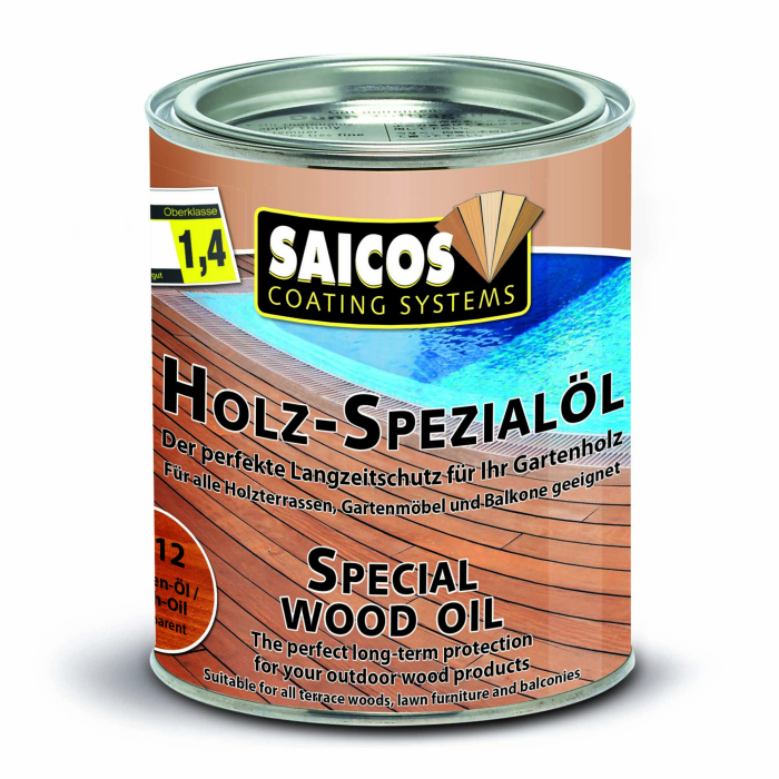 Saicos Holz-Spezialöl Lärchen-Öl transparent 0112 Gebinde 0,75ltr. - Detail 1